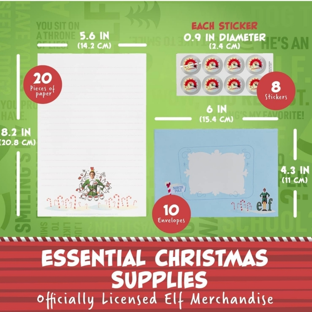 Elf Letter Writing Set - Picture 11 of 15